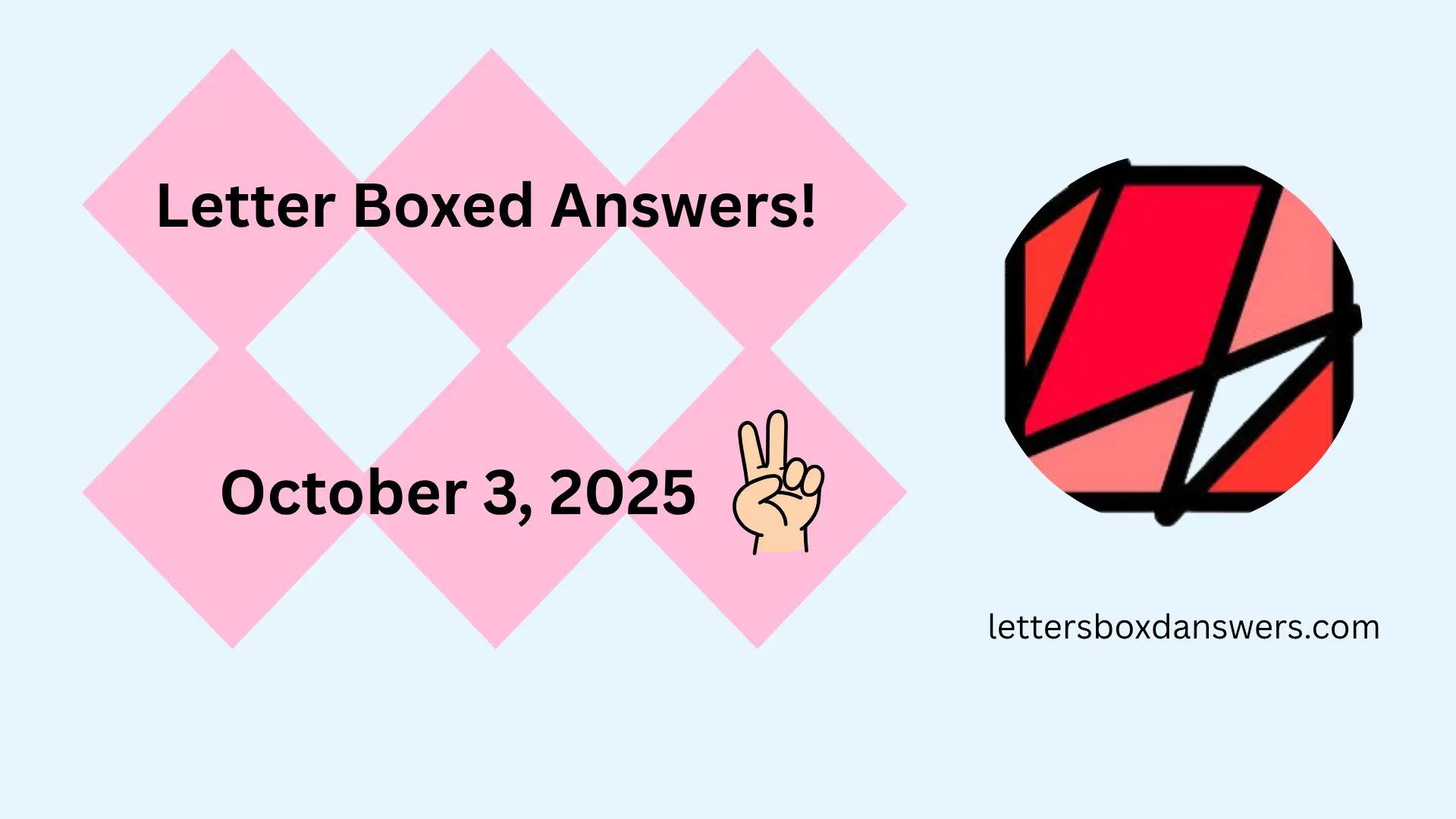 Letter Boxed Answers for October 3, 2025